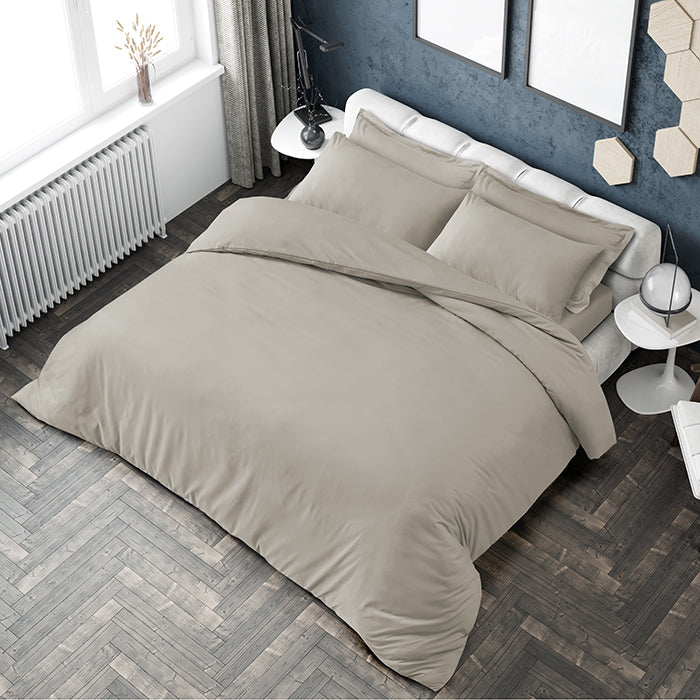 Duvet Cover Set in Beige