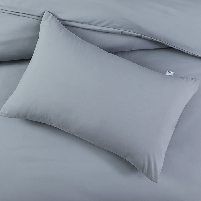 Duvet Cover Set in Light Grey