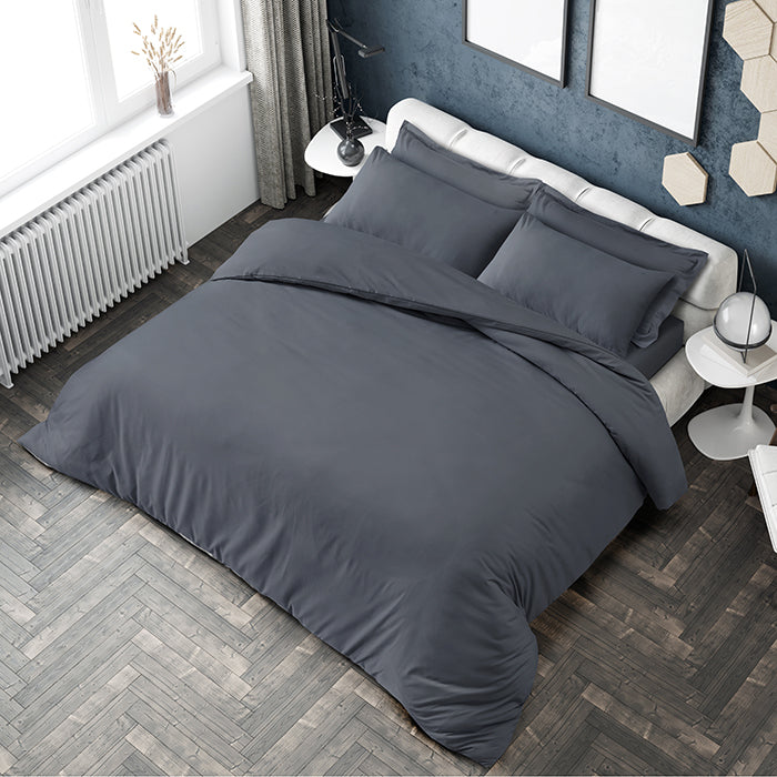 Complete Bed Set in Dark Grey