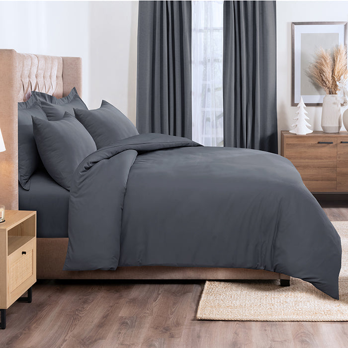 Complete Bed Set in Dark Grey