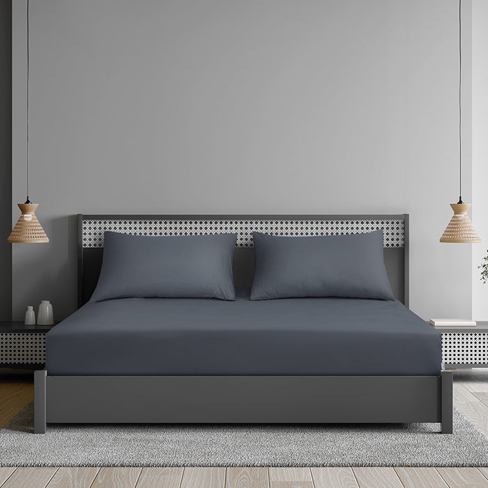 Fitted Sheet in Dark Grey