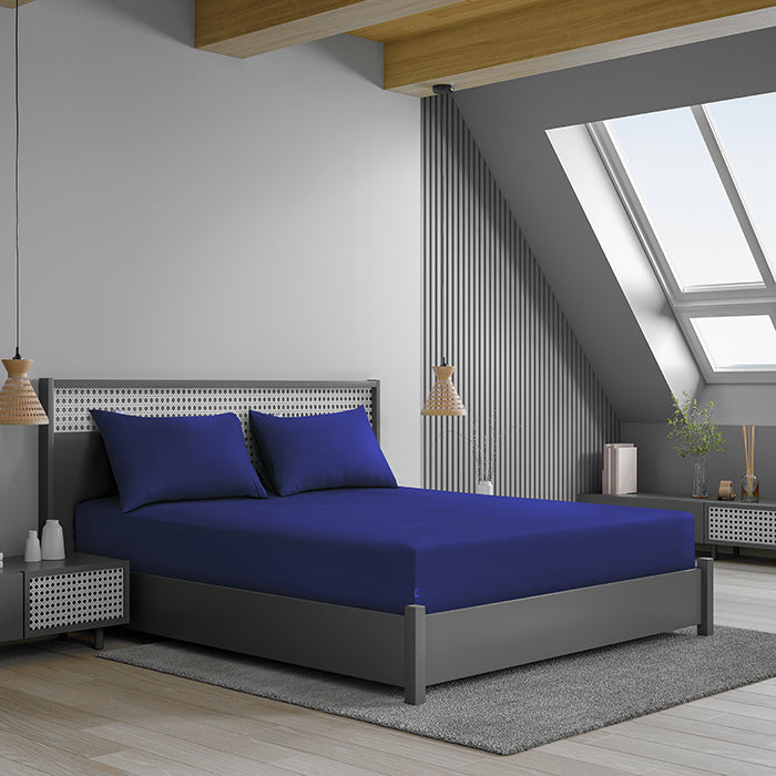 Fitted Sheet in Navy