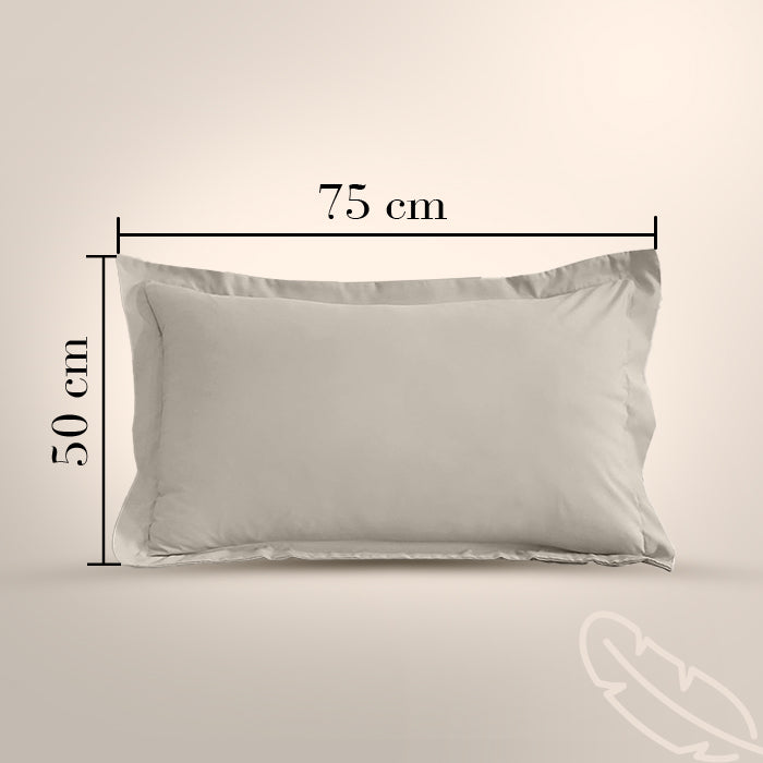 Pillowcase in Beige Oxford