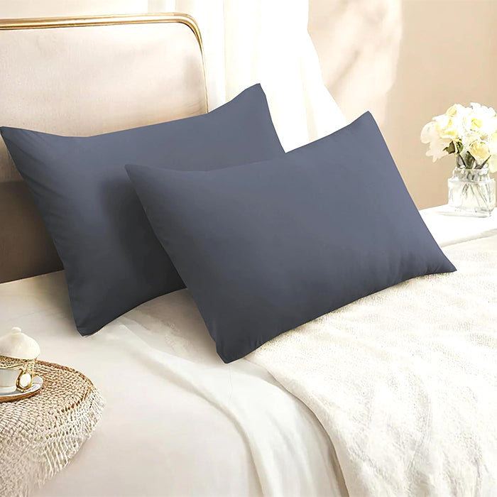 Pillowcase in Dark Grey Housewife