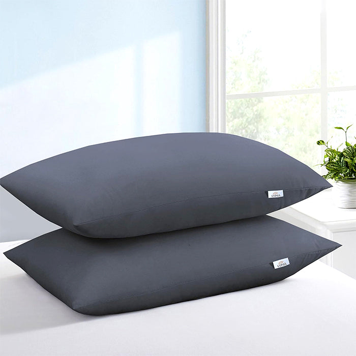 Pillowcase in Dark Grey Housewife