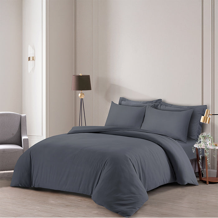 Pillowcase in Dark Grey Housewife