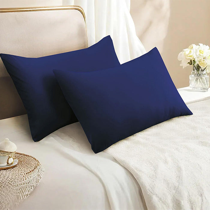 Pillowcase in Navy Housewife