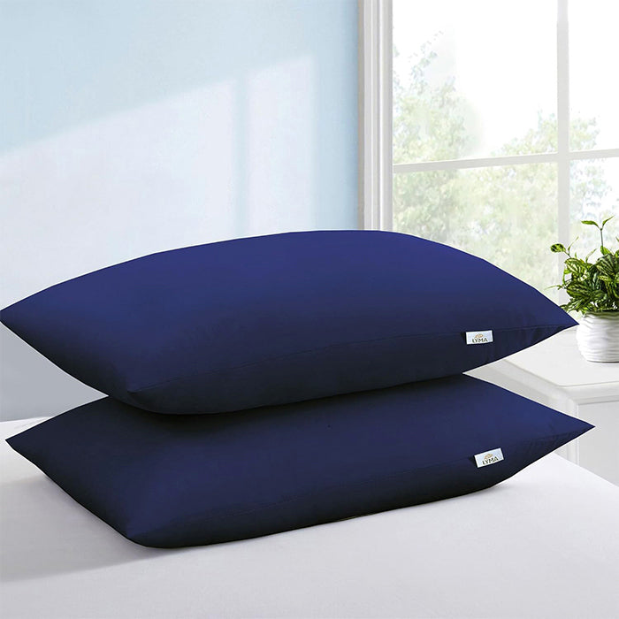 Pillowcase in Navy Housewife
