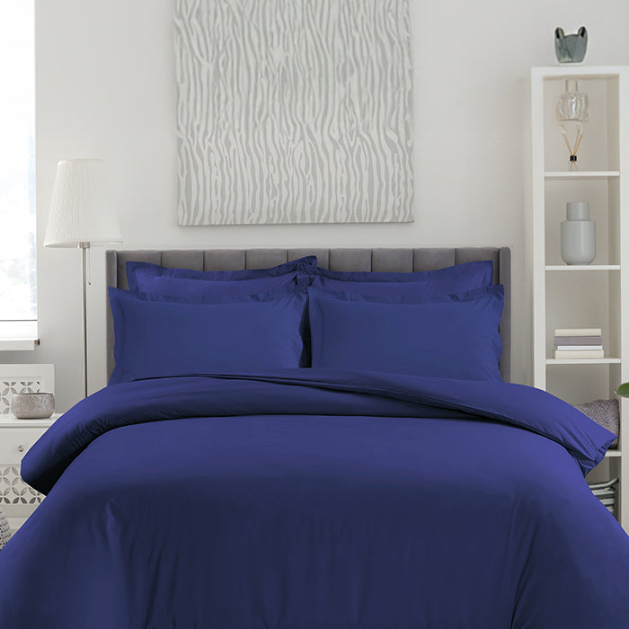 Pillowcase in Navy Oxford