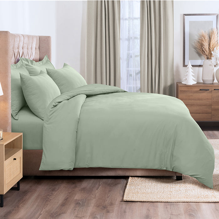 Duvet Cover Set in Sage Green