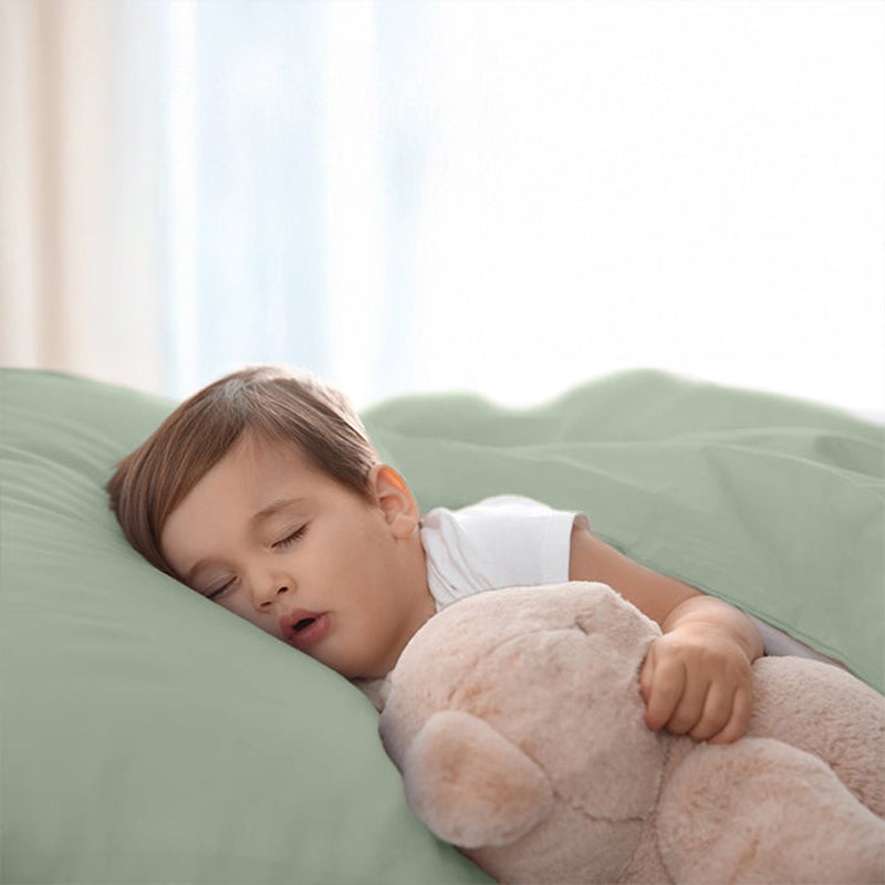 Pillowcase in Sage Green Oxford