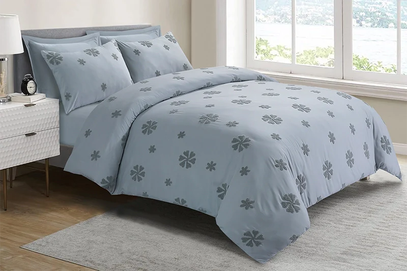 Duvet Cover Tufted Flower