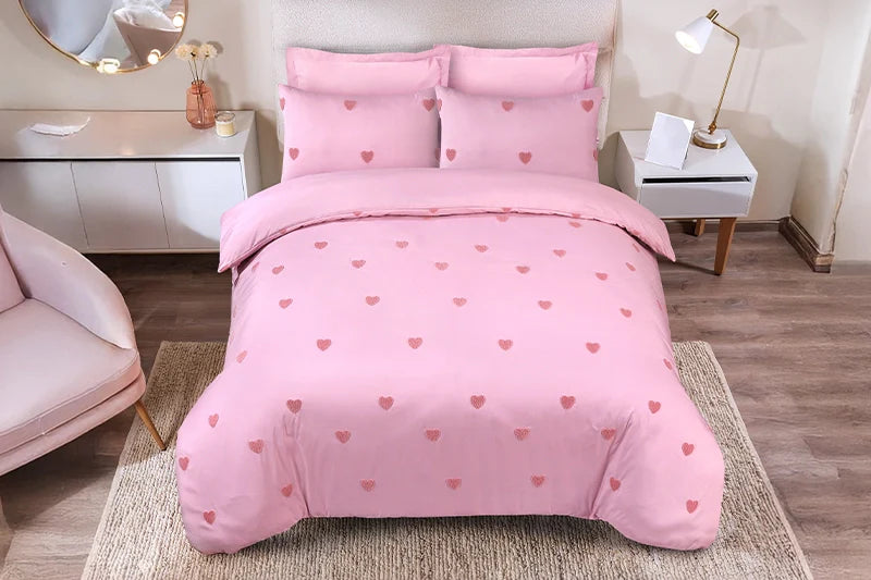 Duvet Cover Tufted Heart