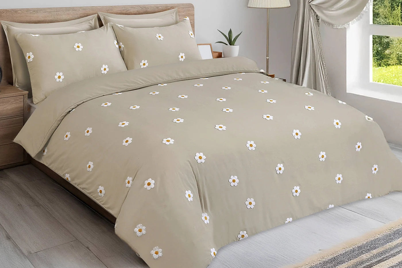 Duvet Cover Tufted Daisy