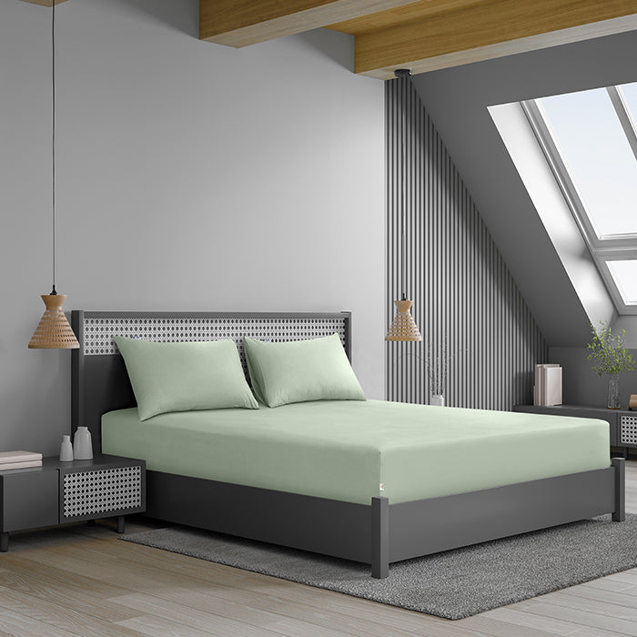 Fitted Sheet in Sage Green