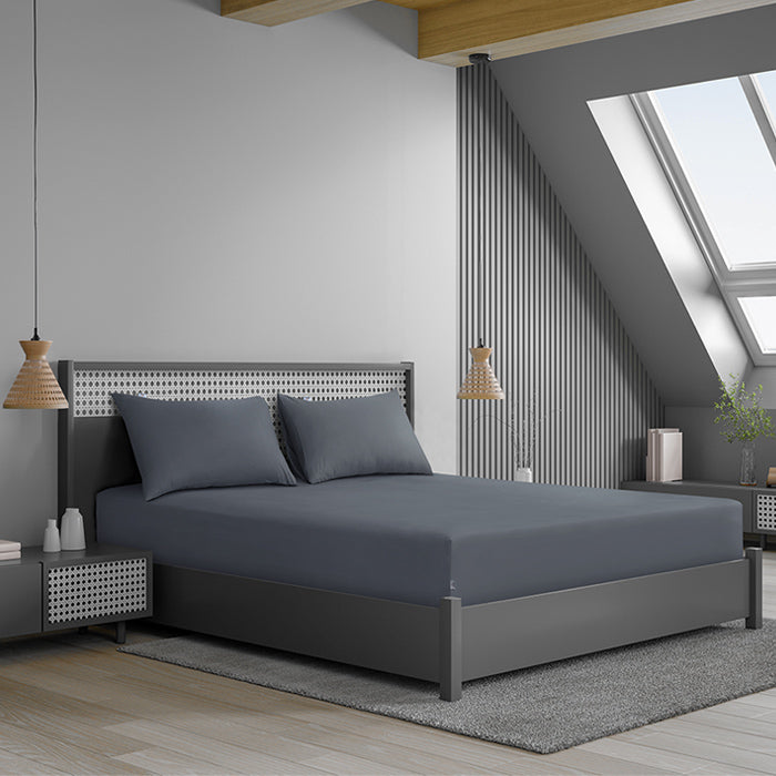 Fitted Sheet in Dark Grey