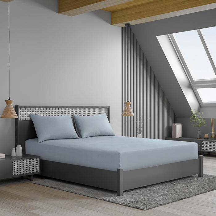 Fitted Sheet in Light Grey