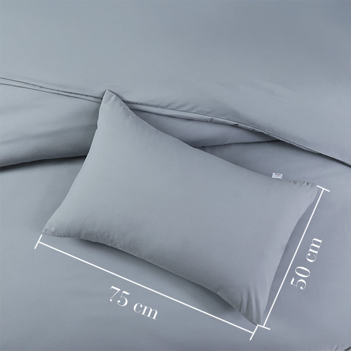 Pillowcase in Light Grey Housewife
