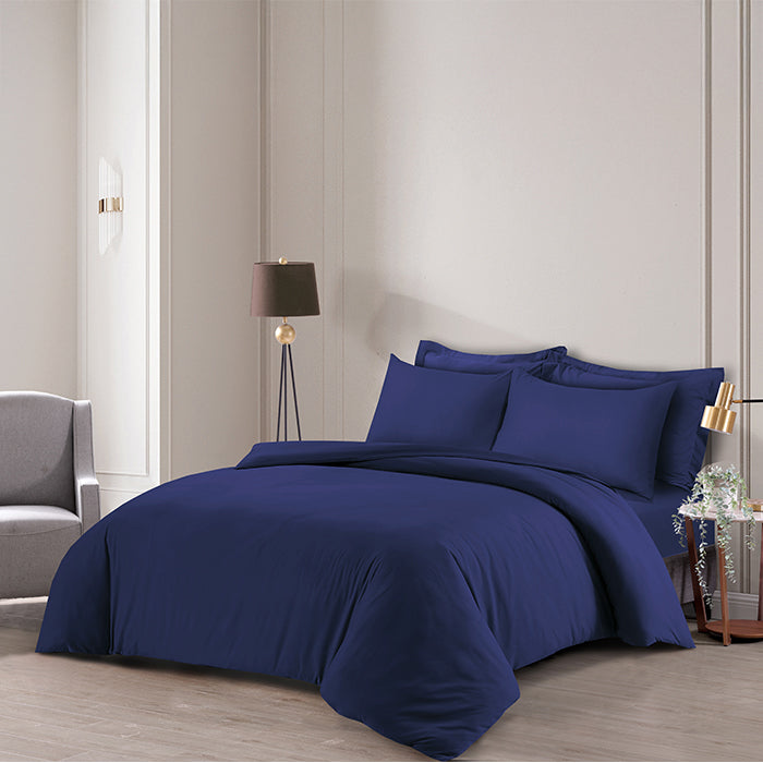 Pillowcase in Navy Housewife