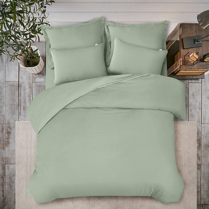 Complete Bed Set in Sage Green