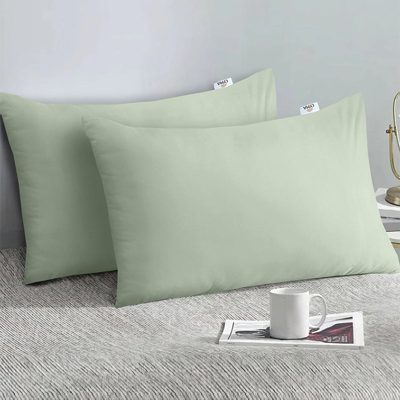 Pillowcase in Sage Green Housewife