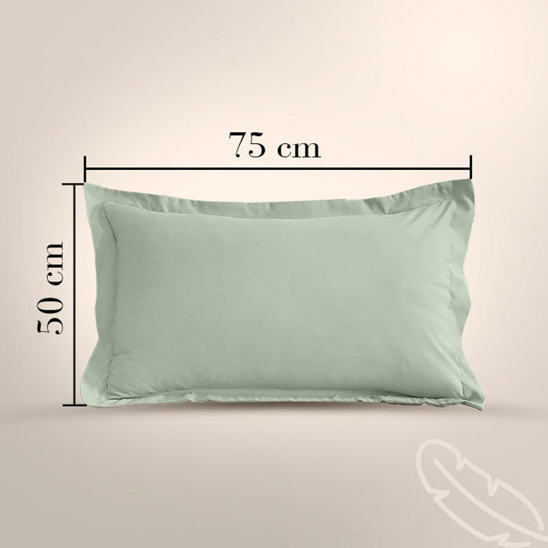 Pillowcase in Sage Green Oxford